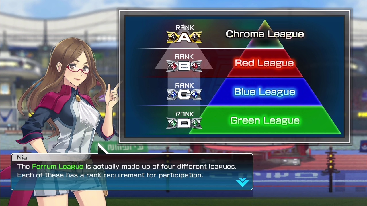 Pokken Tournament screenshot: ranking board