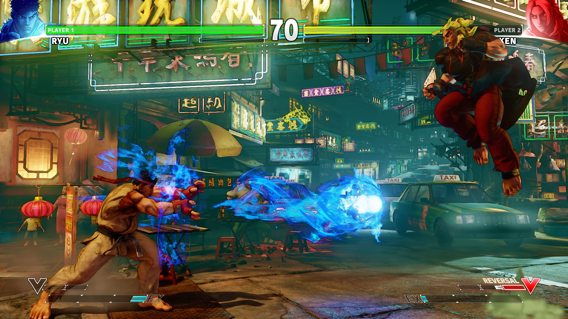 Street Fighter V Screenshot: Ryu vs Ken